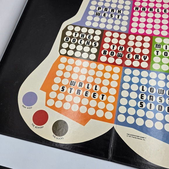 The Godfather Game Vintage 1971 Family Games Inc Adult Strategy Board Game - Picture 10 of 10